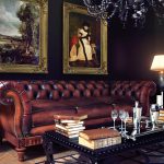 Chesterfield Sofa in an English Manor